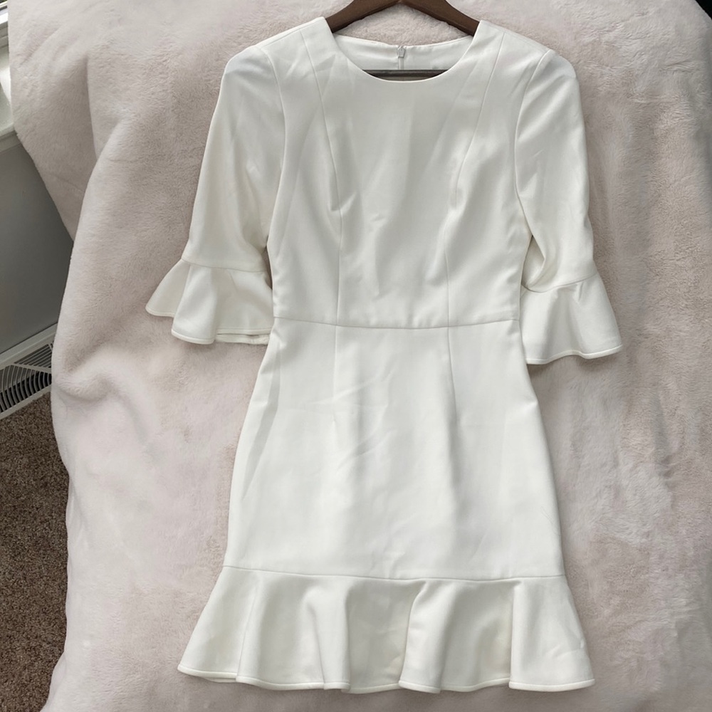 Black Halo Dress | White | 2